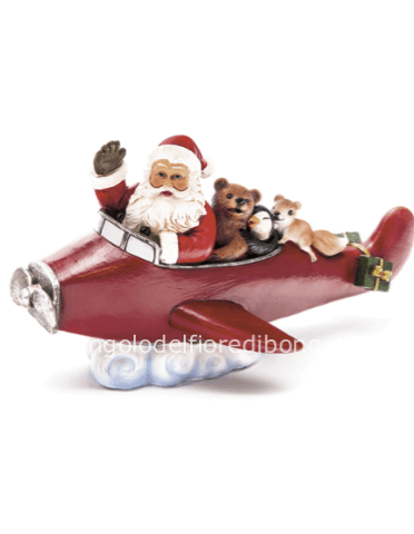 BABBO IN AEREO D30 H16 ROSSO