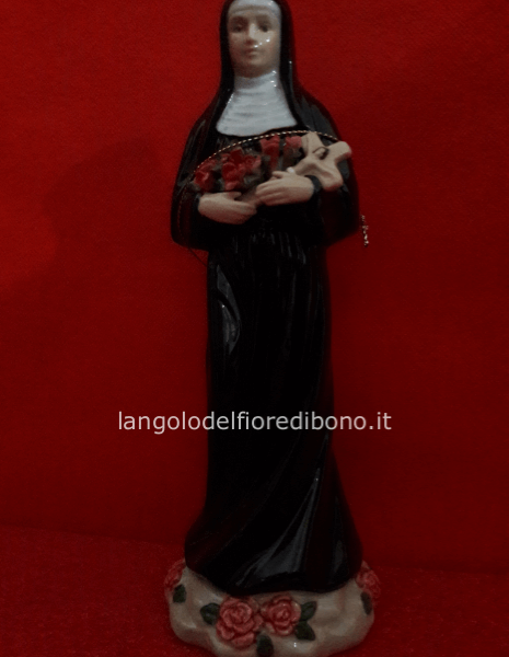 STATUA SANTA RITA DA CASCIA 7 X 7 X H20