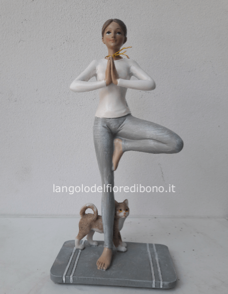 FIGURA YOGA H25 (in resina)