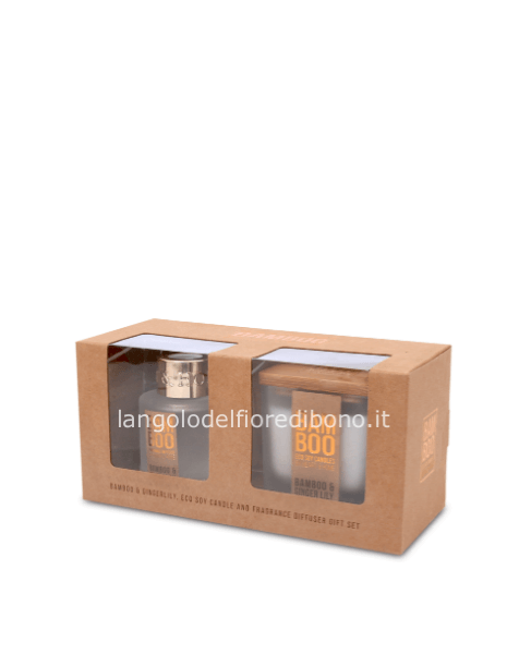 HEART & HOME GIFT SET CANDELA 90g & DIFFUSORE 40ml