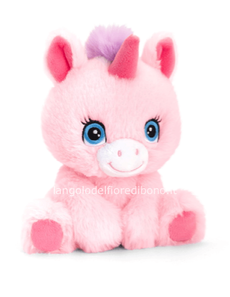 "KEEL TOYS" PELUCHE UNICORNO 16CM (ecosostenibile)
