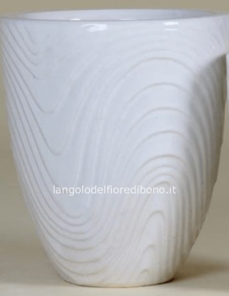 PORTAVASO CERAMICA BIANCO 23 X H 26